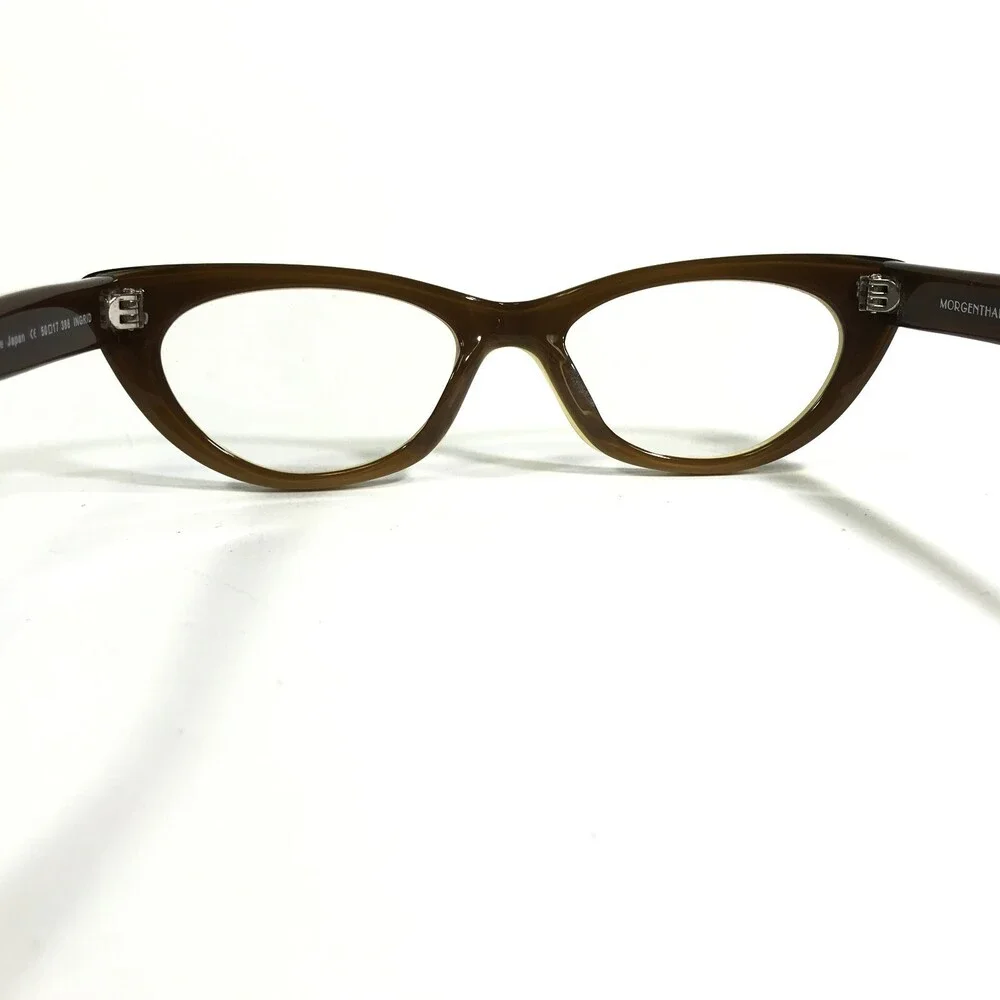 Morgenthal Frederics Eyeglasses Frames 388 INGRID Yellow Tortoise 50-17-135